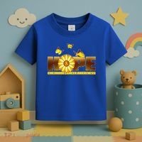 Hope Childhood Cancer Awareness Toddler T-Shirt thumb 3