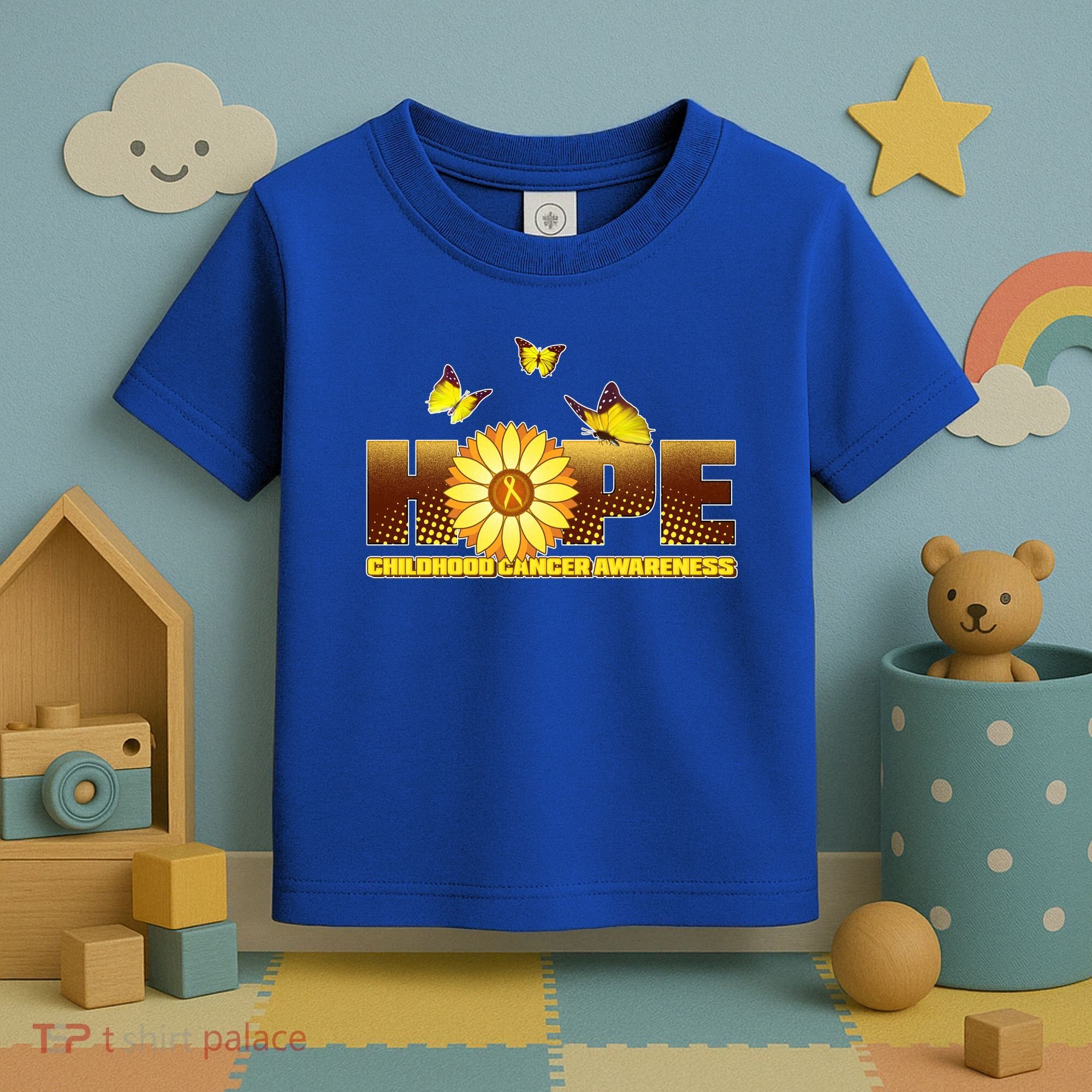 Hope Childhood Cancer Awareness Toddler T-Shirt