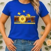 Hope Childhood Cancer Awareness Women's T-Shirt thumb 2