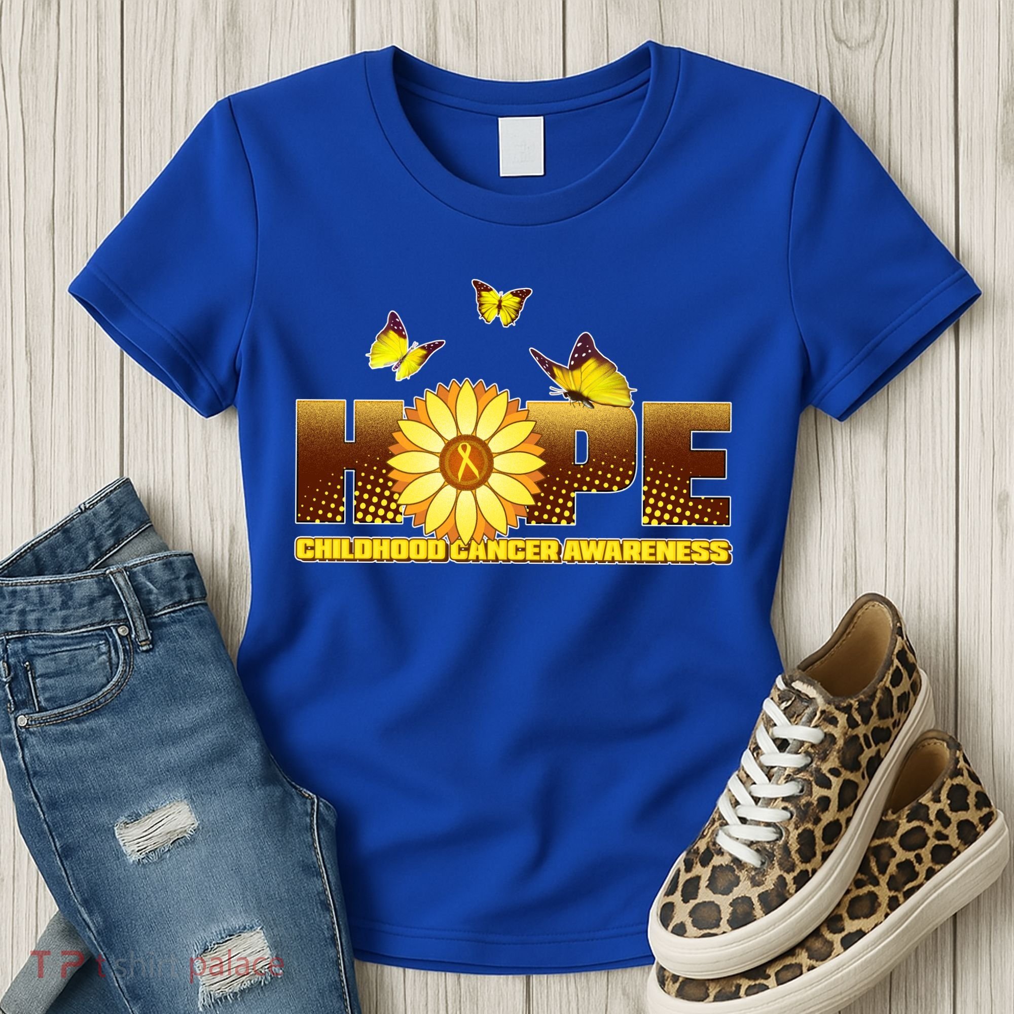 Hope Childhood Cancer Awareness Women's T-Shirt