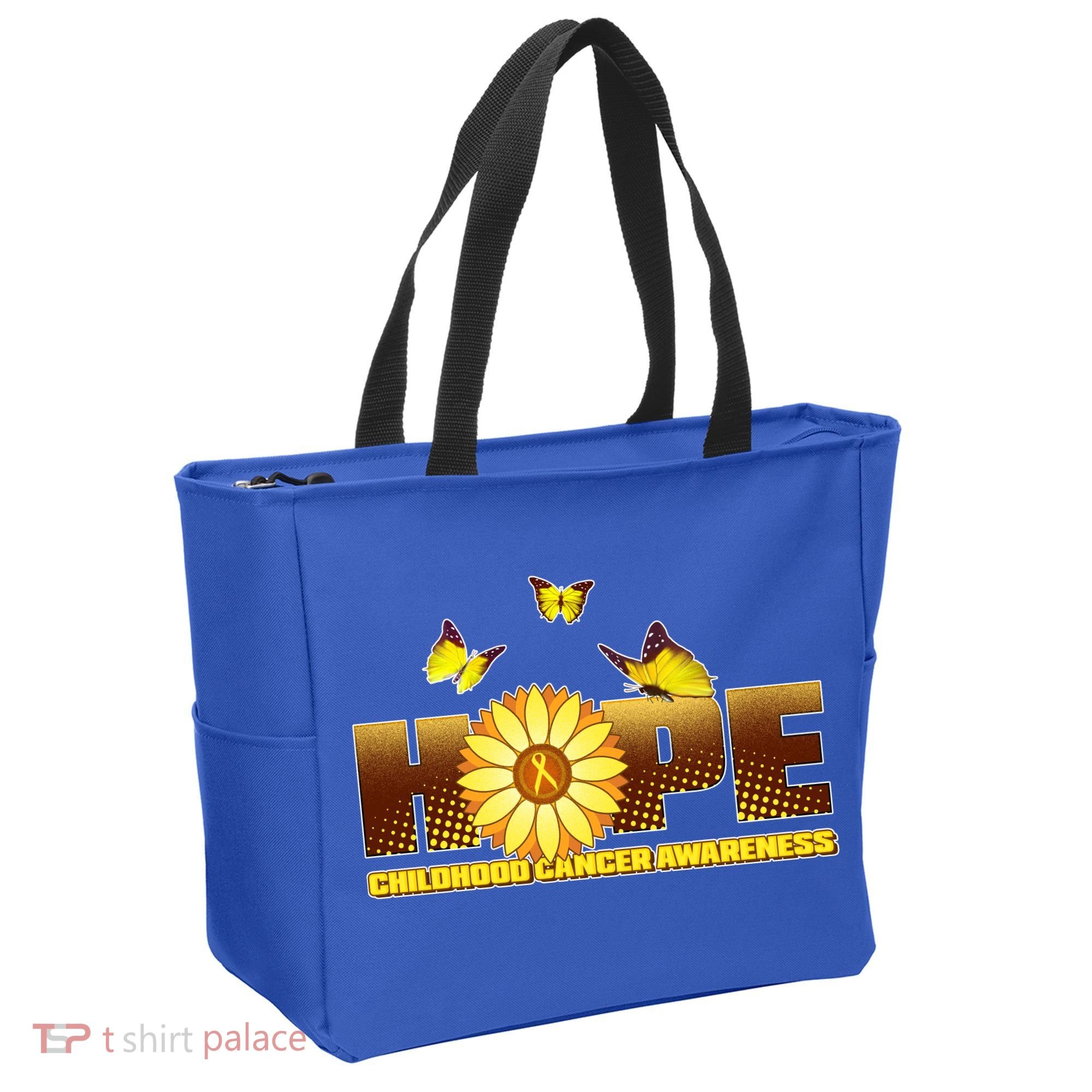 Hope Childhood Cancer Awareness Tote Bag