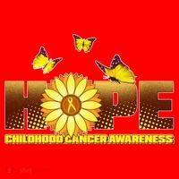 Hope Childhood Cancer Awareness Santa Hat thumb 1