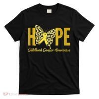 Hope Childhood Cancer Awareness Butterfly T-Shirt thumb 0