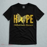 Hope Childhood Cancer Awareness Butterfly T-Shirt thumb 5