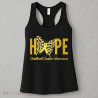 Hope Childhood Cancer Awareness Butterfly Women's Tank Top thumb 3