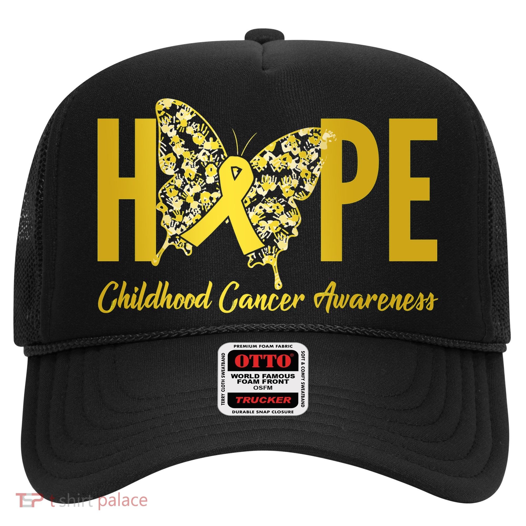 Hope Childhood Cancer Awareness Butterfly Hat