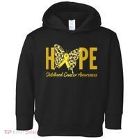 Hope Childhood Cancer Awareness Butterfly Toddler Hoodie thumb 0
