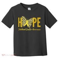 Hope Childhood Cancer Awareness Butterfly Toddler T-Shirt thumb 0
