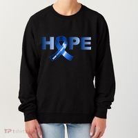 Hope Colon Cancer Awareness Fight Logo Women's Sweatshirt thumb 0