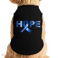 Hope Colon Cancer Awareness Fight Logo Doggie Tank thumb 0