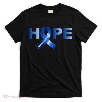 Hope Colon Cancer Awareness Fight Logo T-Shirt