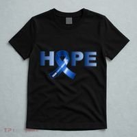 Hope Colon Cancer Awareness Fight Logo T-Shirt thumb 5
