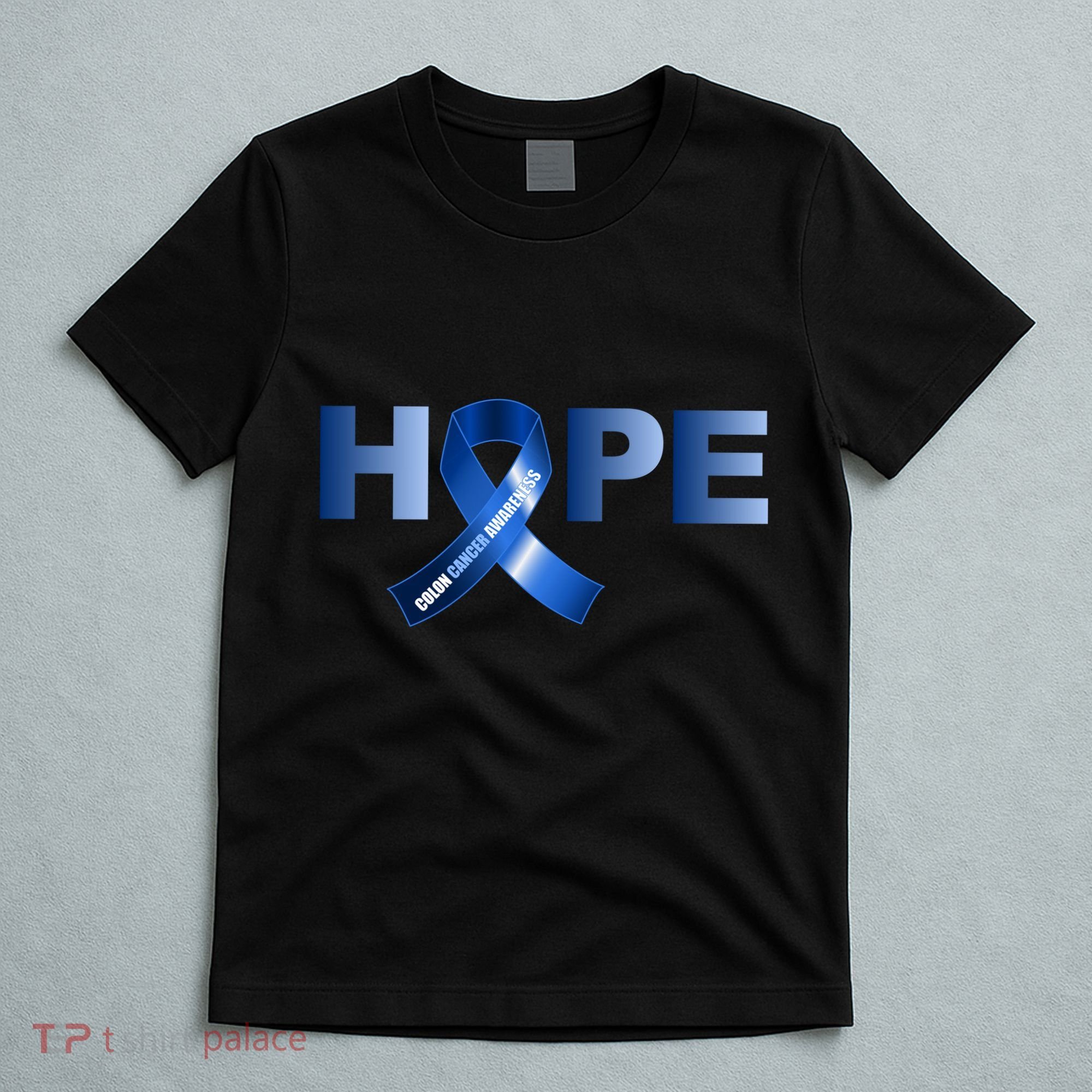 Hope Colon Cancer Awareness Fight Logo T-Shirt