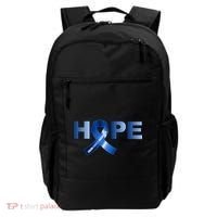 Hope Colon Cancer Awareness Fight Logo Backpack thumb 0