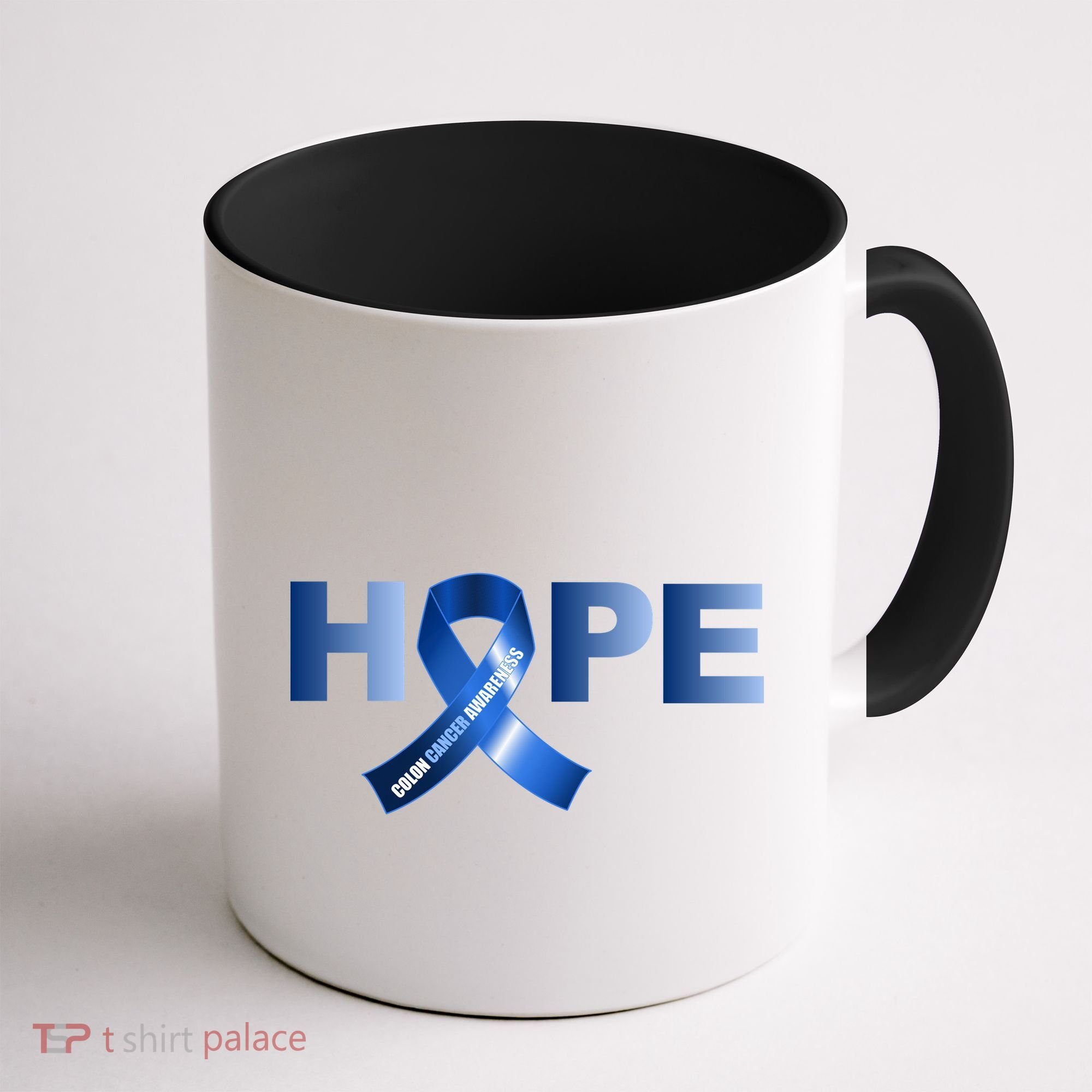 Hope Colon Cancer Awareness Fight Logo Coffee Mug