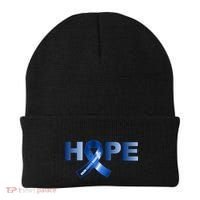 Hope Colon Cancer Awareness Fight Logo Beanie thumb 0