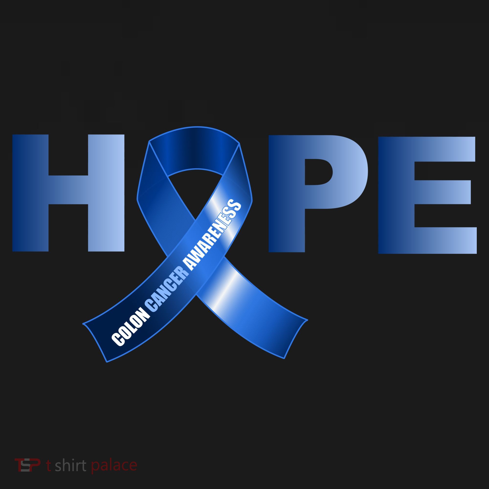 Hope Colon Cancer Awareness Fight Logo Coaster