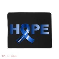 Hope Colon Cancer Awareness Fight Logo Mousepad thumb 0