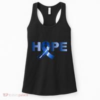 Hope Colon Cancer Awareness Fight Logo Women's Tank Top thumb 0