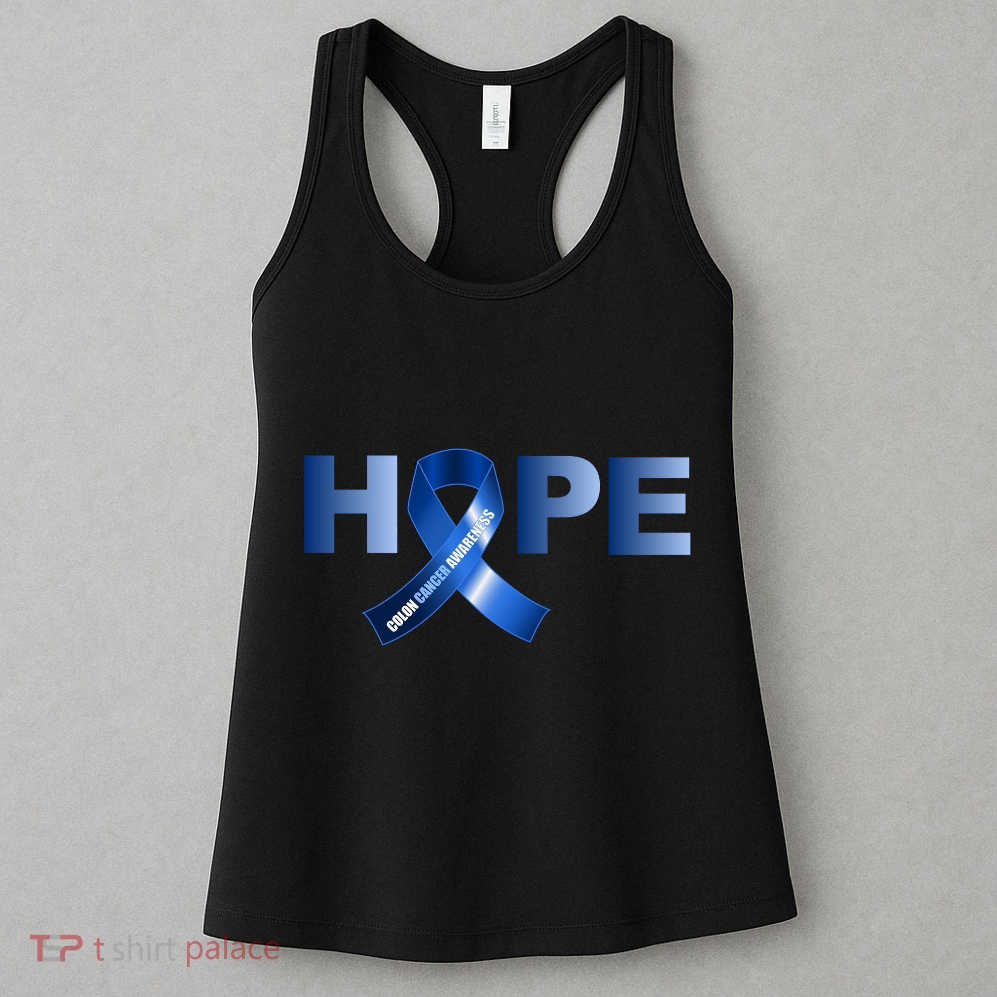 Hope Colon Cancer Awareness Fight Logo Women's Tank Top
