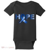 Hope Colon Cancer Awareness Fight Logo Baby Bodysuit thumb 0