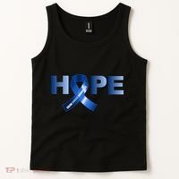 Hope Colon Cancer Awareness Fight Logo Tank Top thumb 2