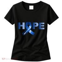 Hope Colon Cancer Awareness Fight Logo Women's T-Shirt thumb 0