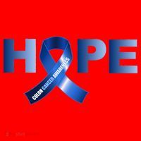 Hope Colon Cancer Awareness Fight Logo Santa Hat thumb 1