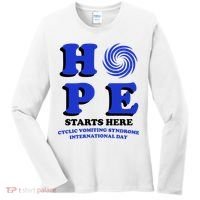 Hope Cyclic Vomiting Syndrome Women's Long Sleeve Shirt thumb 0