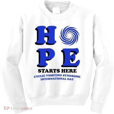 Hope Cyclic Vomiting Syndrome Kids Sweatshirt