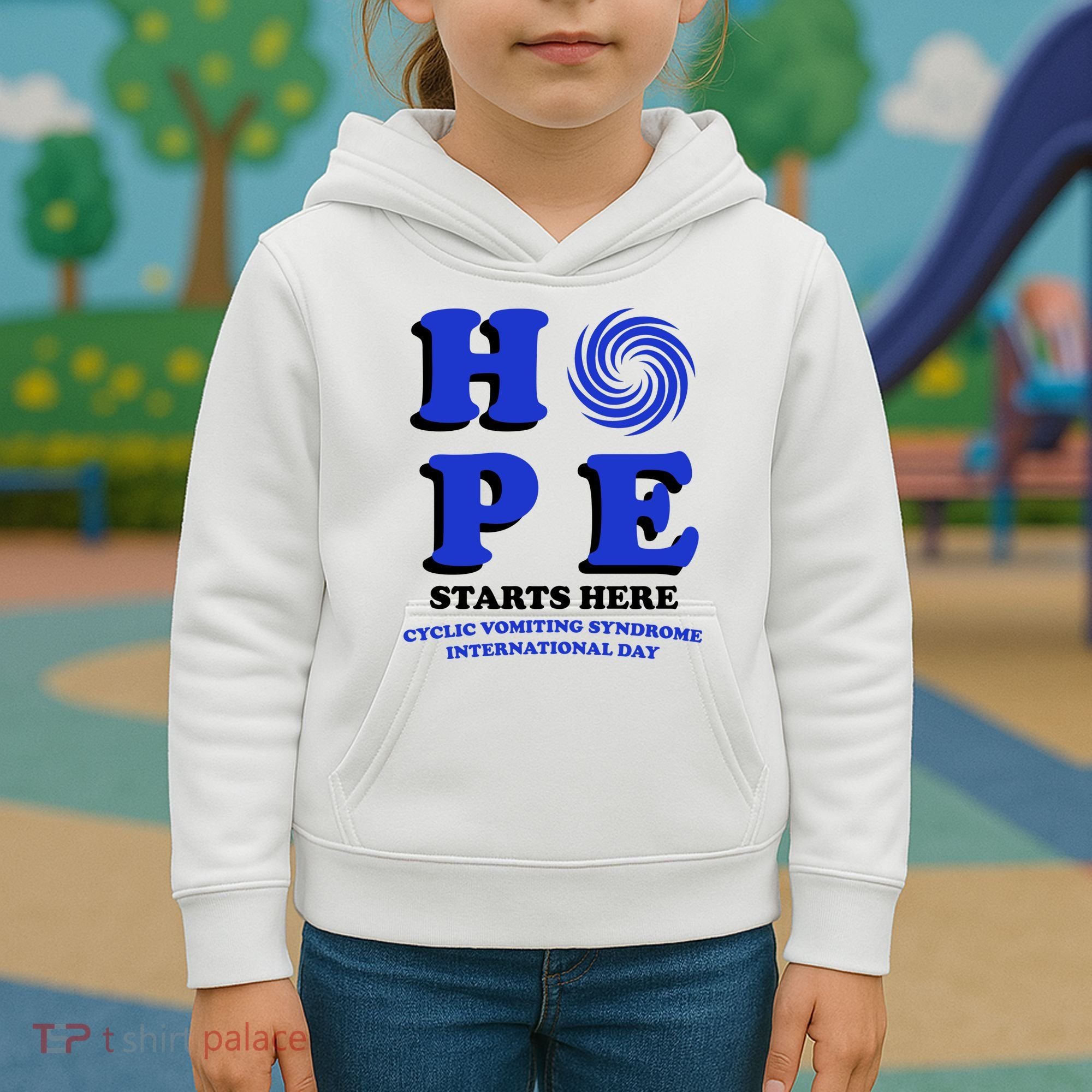 Hope Cyclic Vomiting Syndrome Kids Hoodie