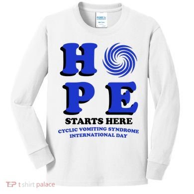 Hope Cyclic Vomiting Syndrome Kids Long Sleeve Shirt