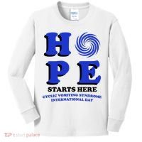Hope Cyclic Vomiting Syndrome Kids Long Sleeve Shirt thumb 0