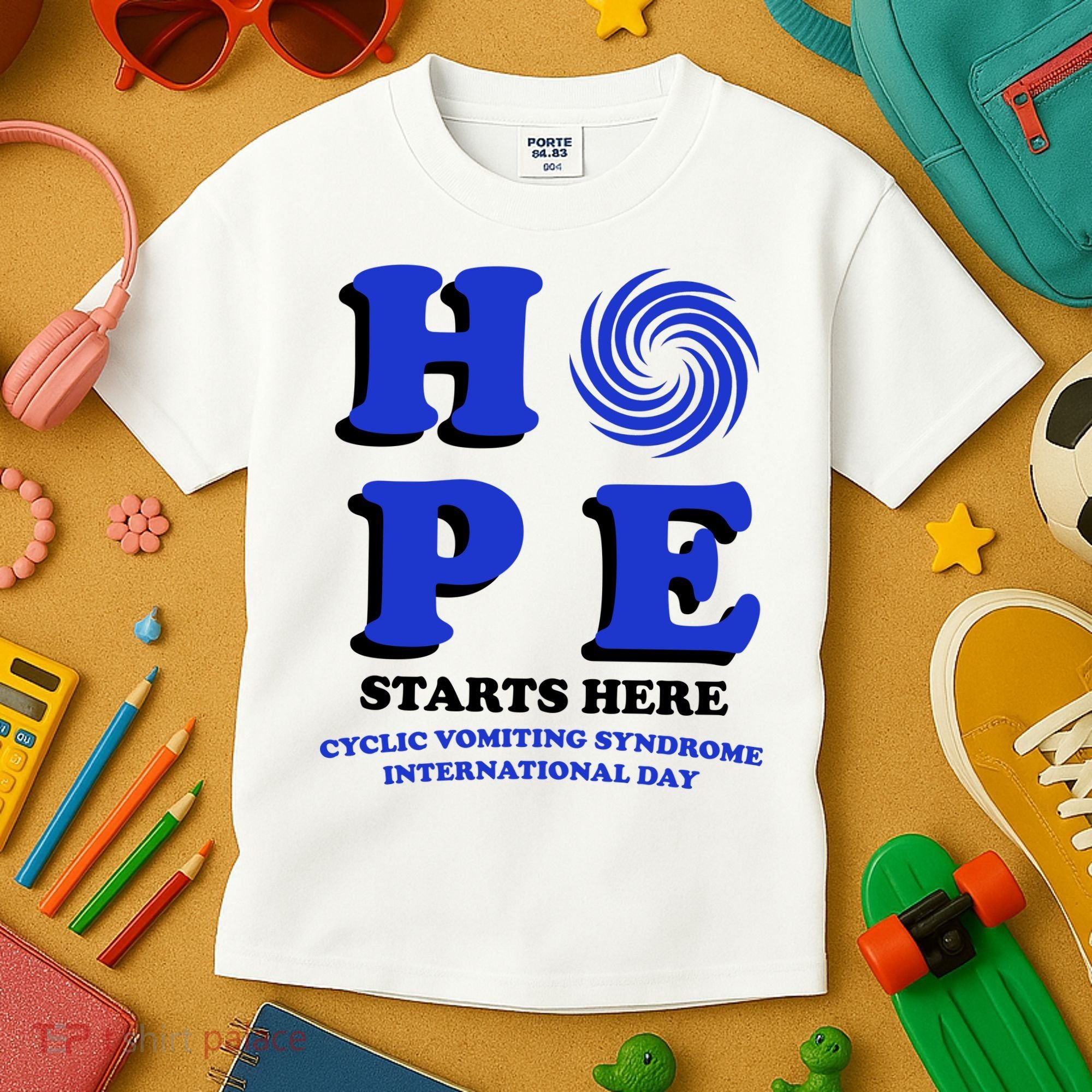 Hope Cyclic Vomiting Syndrome Kids T-Shirt
