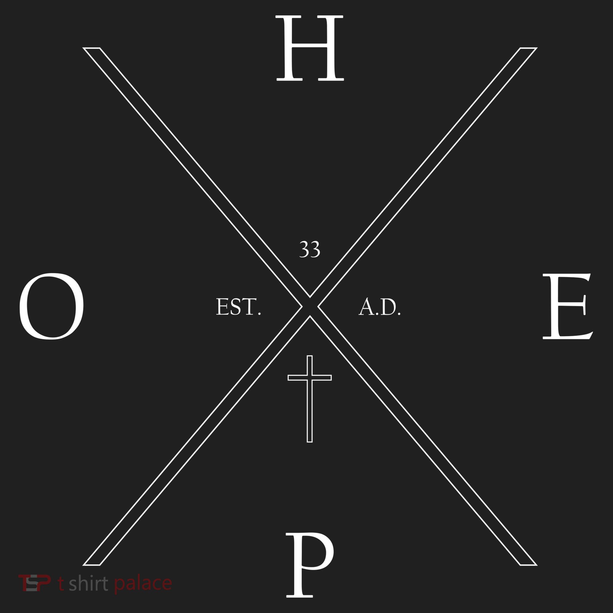 Hope Est. 33 AD Christian Hat