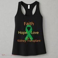 Hope Faith Love For A Kidney Transplant Women's Tank Top thumb 3
