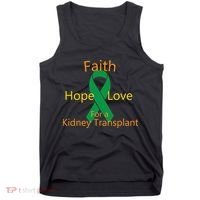 Hope Faith Love For A Kidney Transplant Tank Top thumb 0
