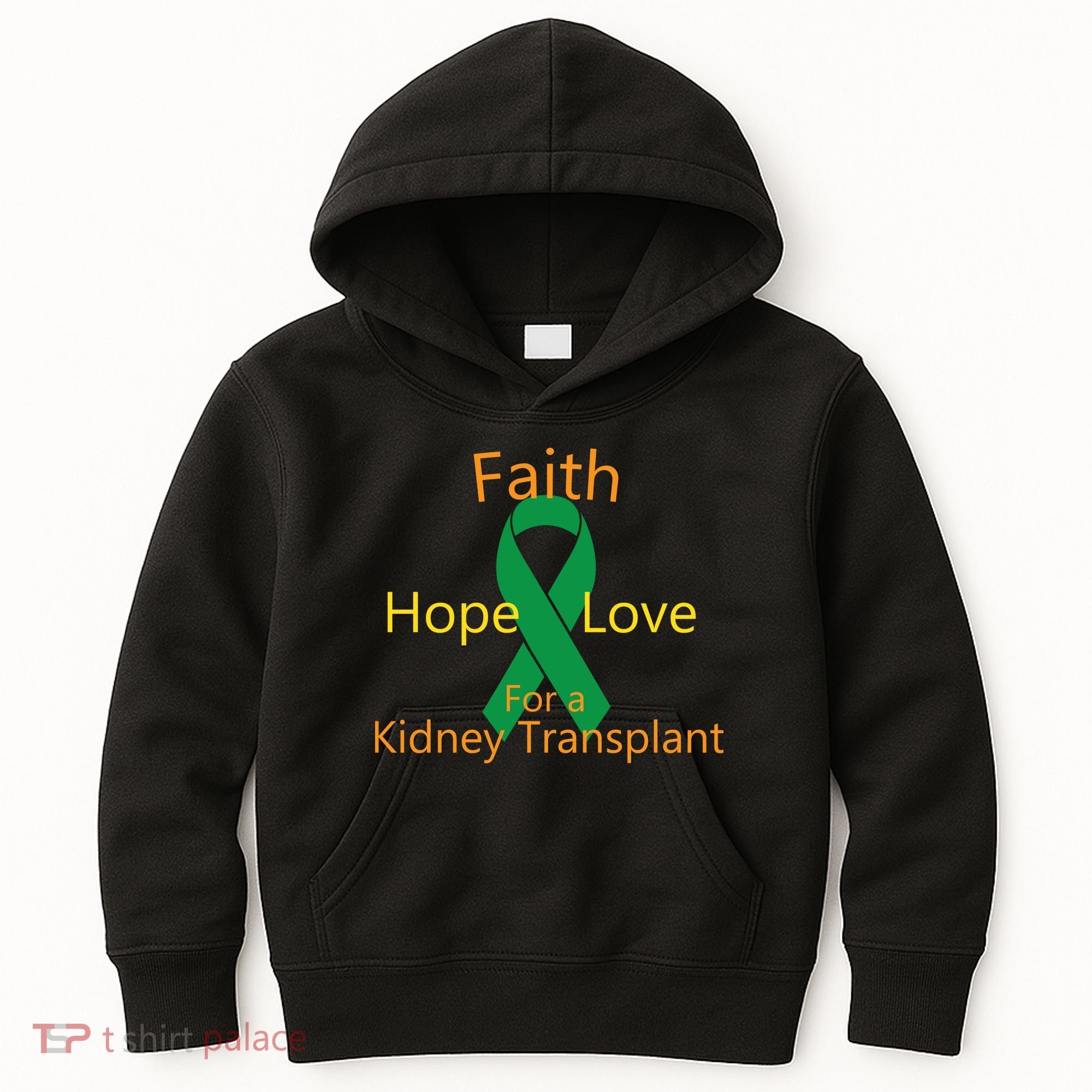 Hope Faith Love For A Kidney Transplant Kids Hoodie