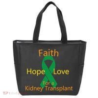 Hope Faith Love For A Kidney Transplant Tote Bag thumb 0