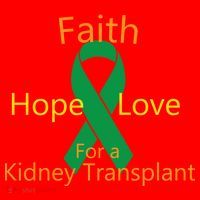 Hope Faith Love For A Kidney Transplant Santa Hat thumb 1
