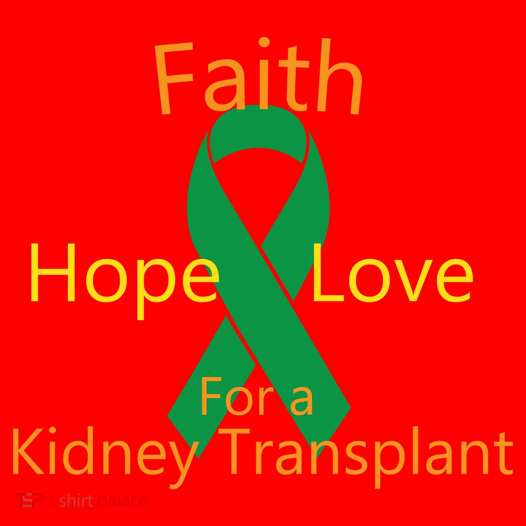 Hope Faith Love For A Kidney Transplant Santa Hat