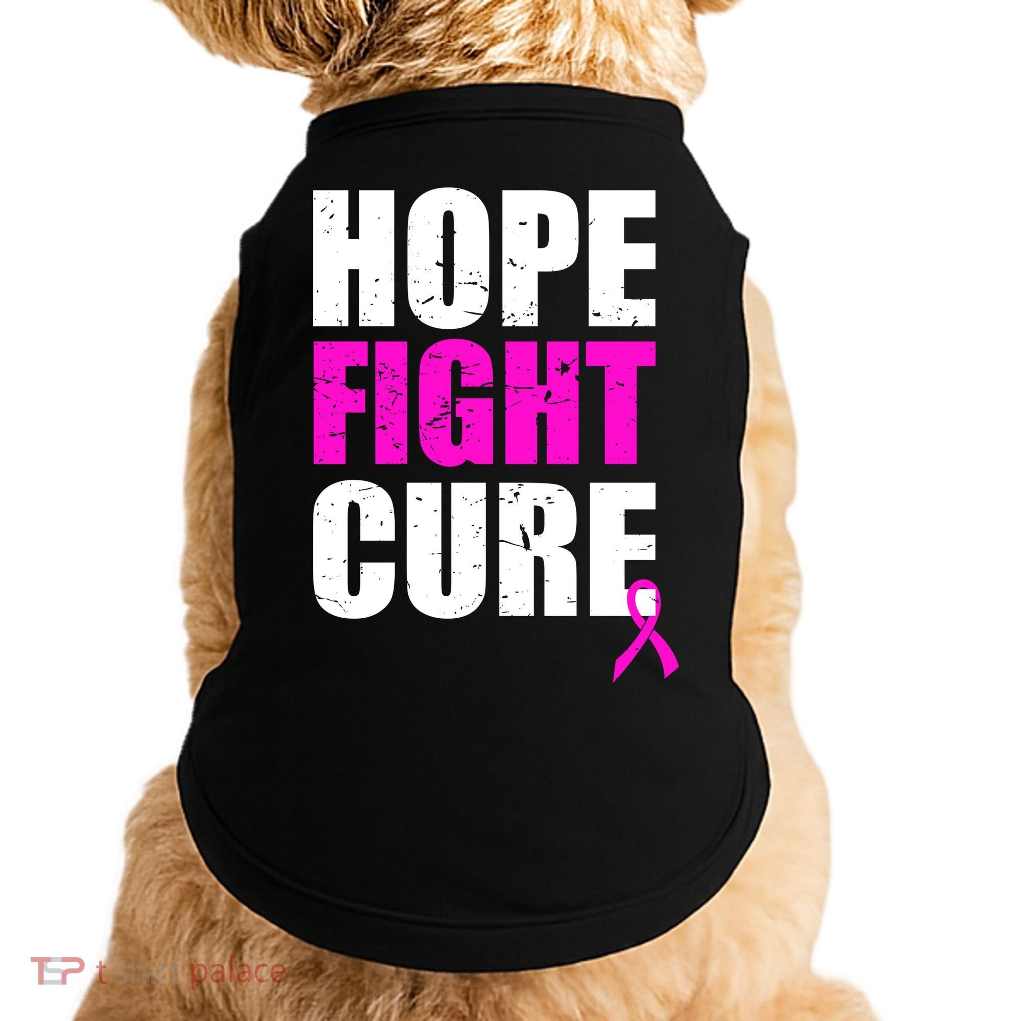 Hope Fight Cure Breast Cancer Doggie Tank