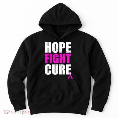Hope Fight Cure Breast Cancer Hoodie