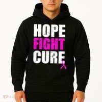 Hope Fight Cure Breast Cancer Hoodie thumb 2