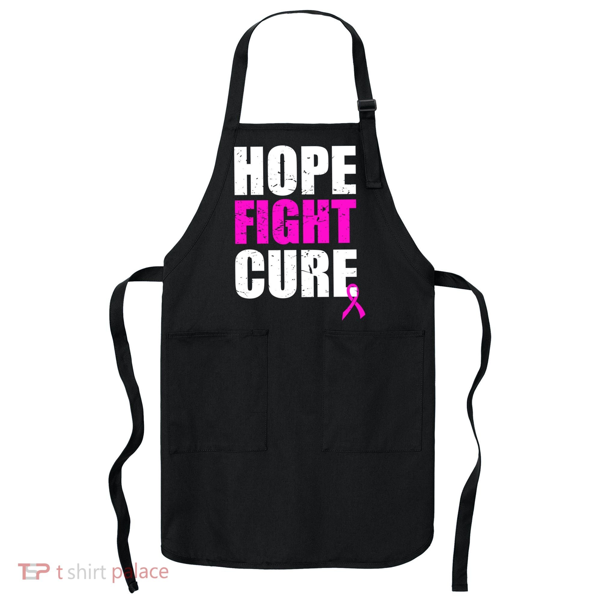 Hope Fight Cure Breast Cancer Apron