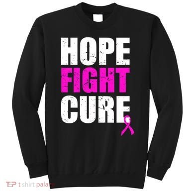Hope Fight Cure Breast Cancer Sweatshirt