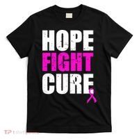 Hope Fight Cure Breast Cancer T-Shirt thumb 0