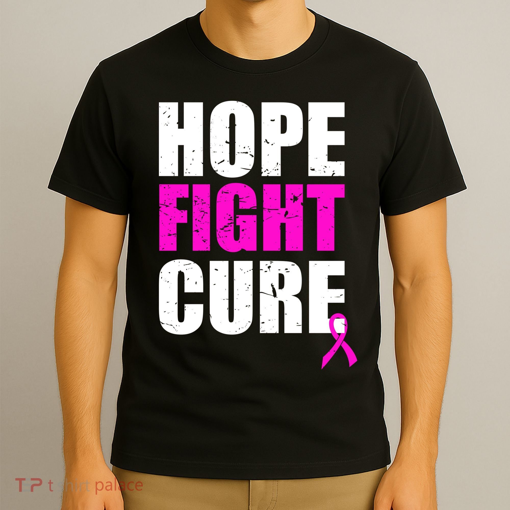 Hope Fight Cure Breast Cancer T-Shirt