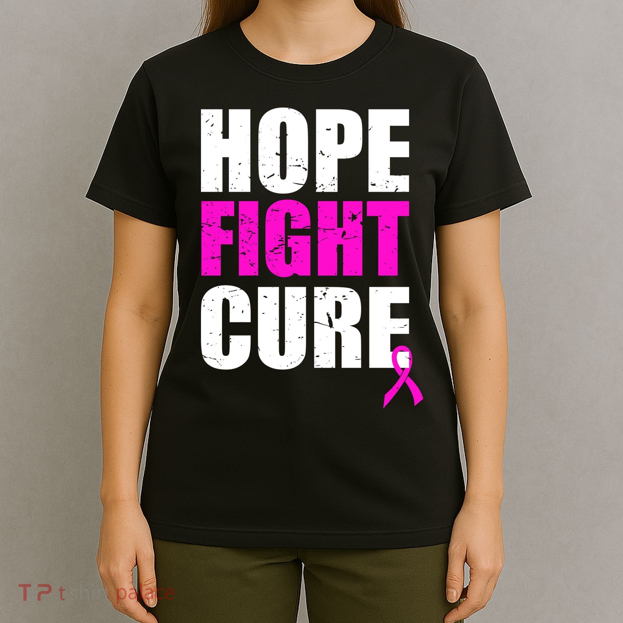 Hope Fight Cure Breast Cancer T-Shirt