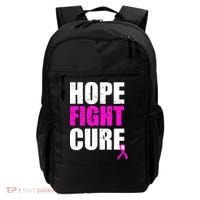 Hope Fight Cure Breast Cancer Backpack thumb 0